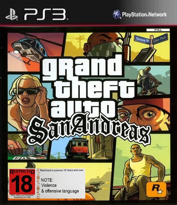 Download Grand Theft Auto: San Andreas PS3 ROM (ISO/PKG/RAP)