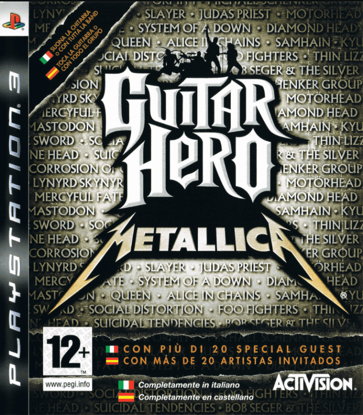 Download Guitar Hero: Metallica PS3 ROM (Decrypted ISO)